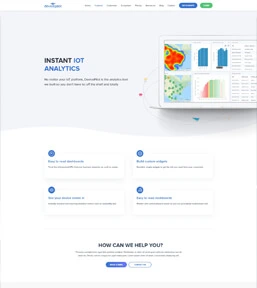Landing page example 8